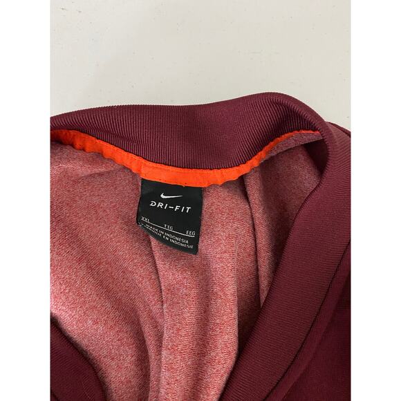 Nike Dri-Fit Virginia Tech Hokies 1/4 zip collarless performance pullover, XXL - Picture 4 of 4